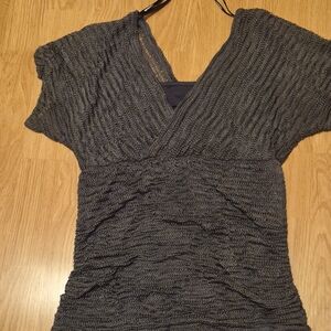 My Michelle Navy Knit Top